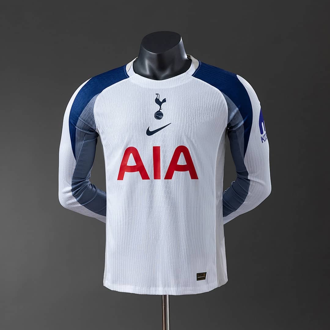 Camisola Principal do Tottenham Hotspur 2025/2026 (Versao Jogador, Manga Longa)