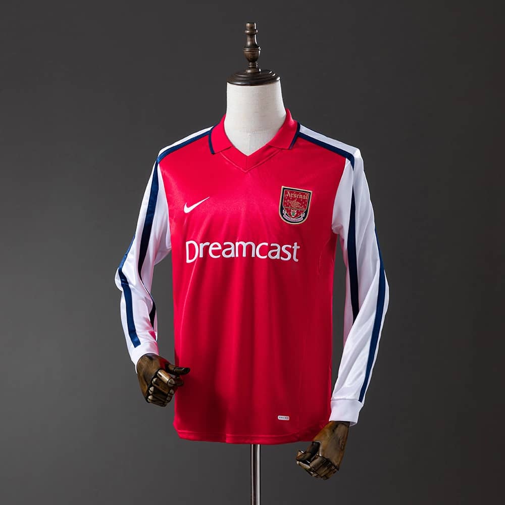 Camisola Arsenal 2001/02 Principal Manga Comprida Retro