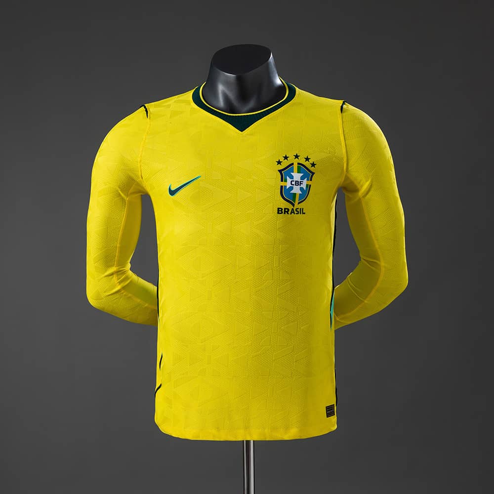 Camisola Seleção Brasil Principal 2026 manga longa (Versao Jogador)