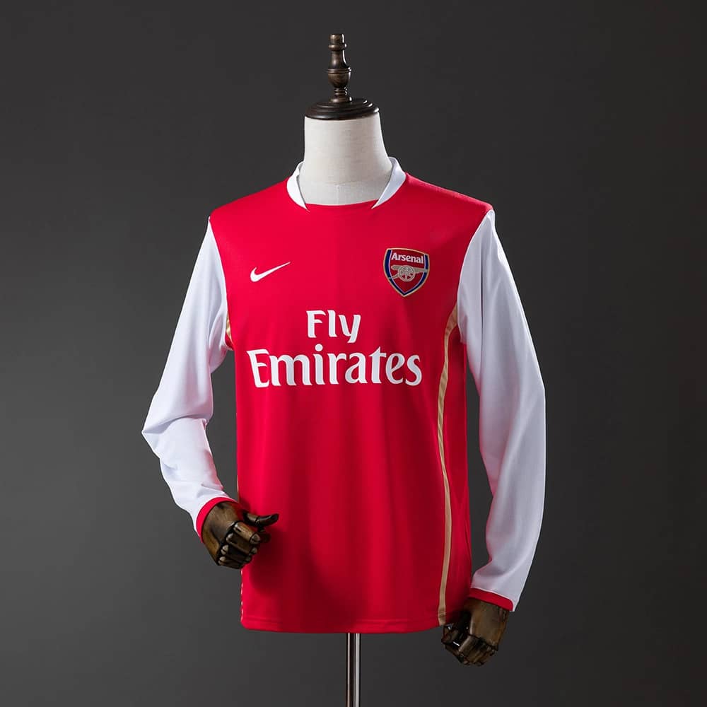 Camisola Arsenal 2006/07 Principal Manga Comprida Retro
