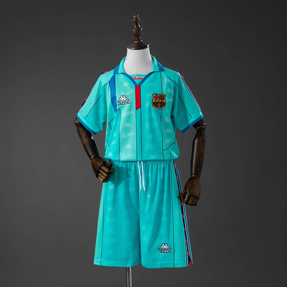 Camisola Fora Retro Barcelona 1996/1997 Criança