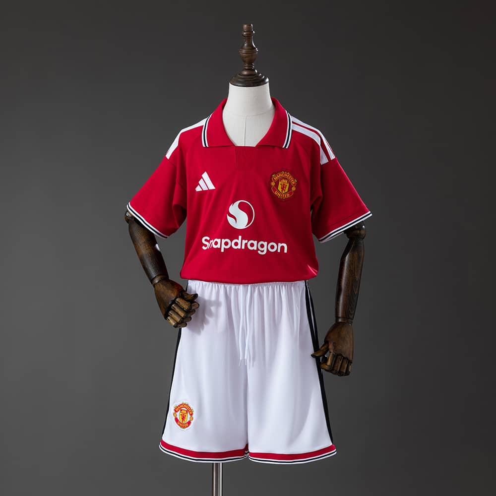 Equipamento Criança Manchester United 2026/2027 Principal