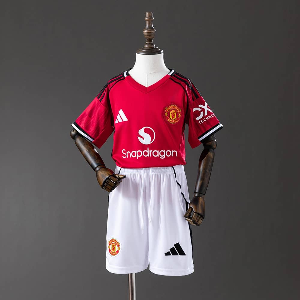 Kit Criança Manchester United Principal 2025/26