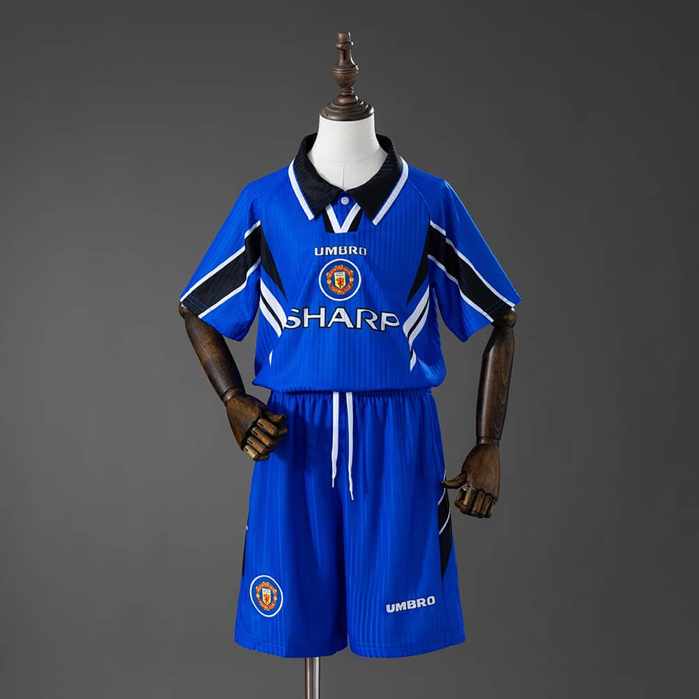 Camisola Terceira Retro Manchester United 1996/1998 Criança