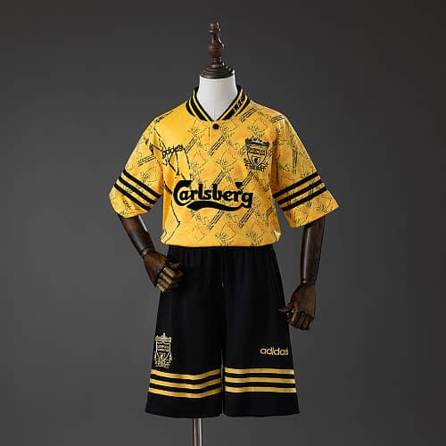 Equipamento Criança Liverpool 1994/1996 Terceiro Equipamento Retro