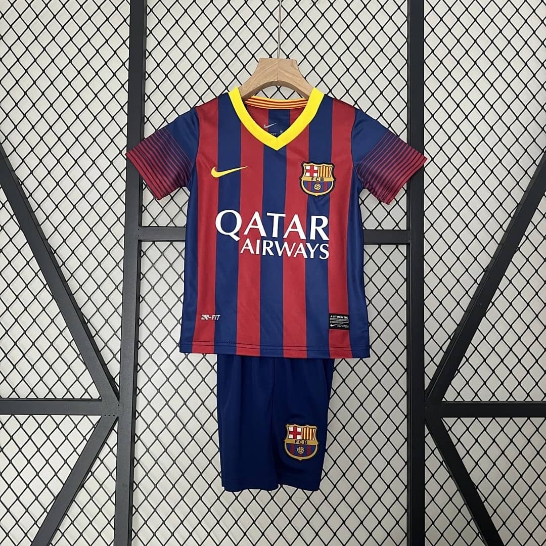 Kit Crianca FC Barcelona Principal 2013/2014