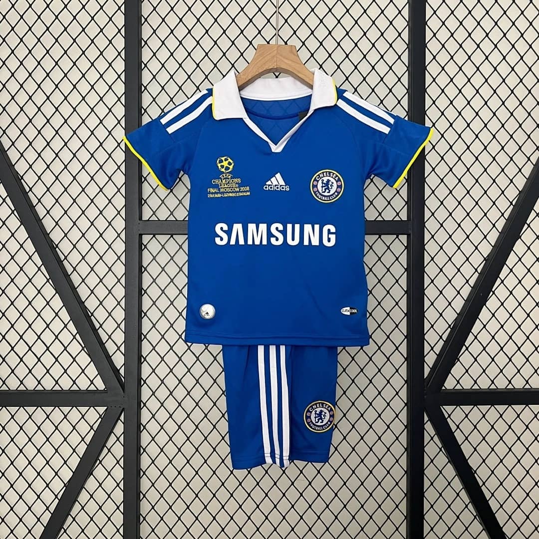 Kit Crianca Chelsea Principal 2008/2009 Champions League