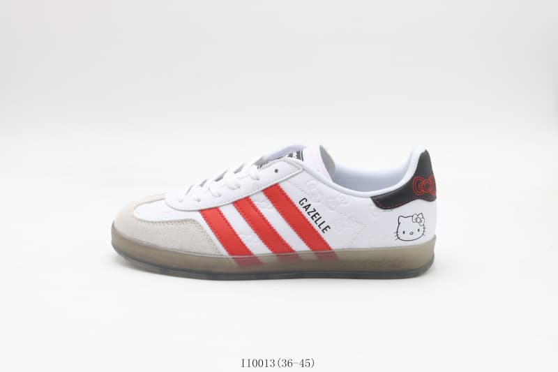 Adidas Gazelle White Red Kitty