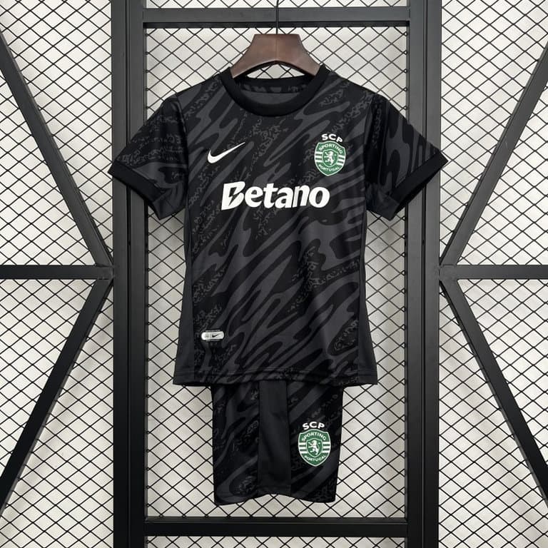 Sporting CP Kids Goalkeeper 2025/26 - Black