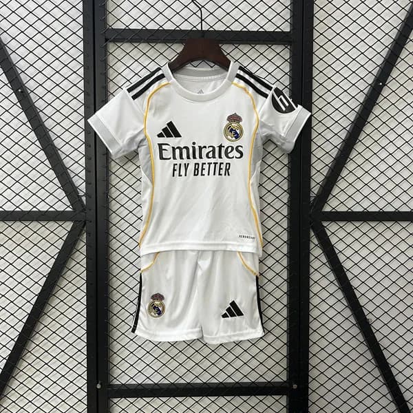 Real Madrid Kids Home Kit 2025/26