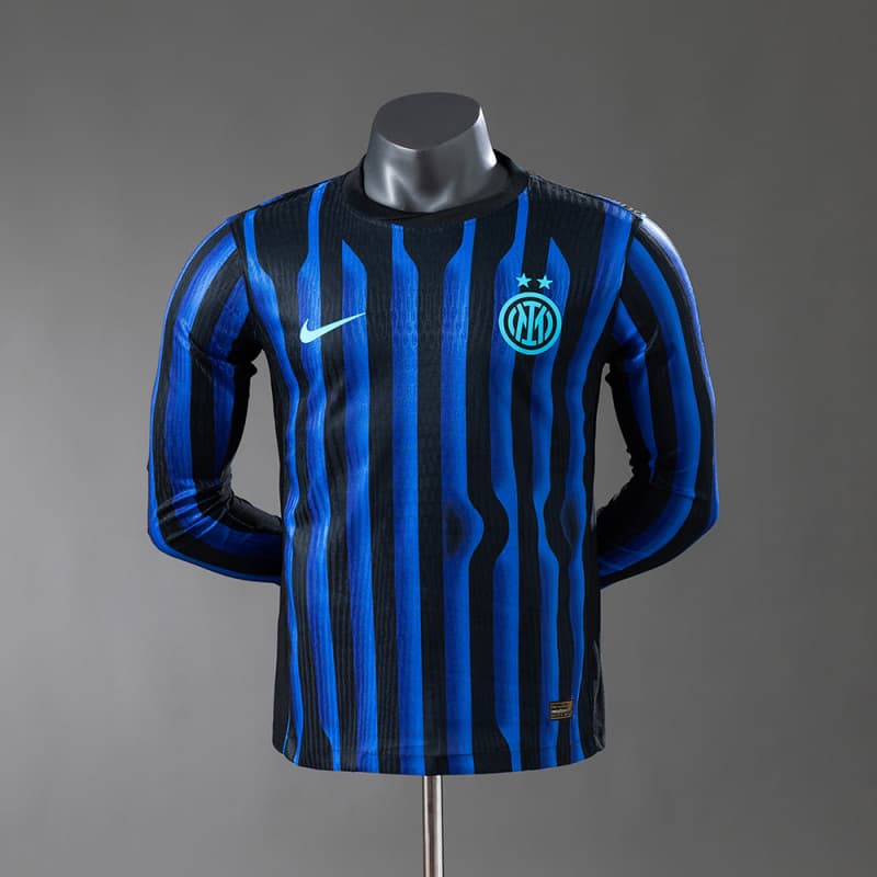 Inter Milan 25 26 Home Long-Sleeve Player Version