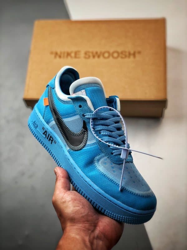 Off-White x Air Force 1 Low Azul