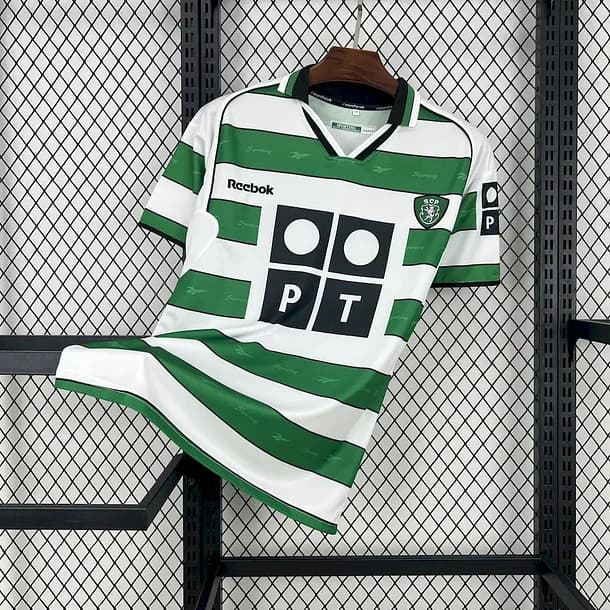 Sporting CP Retro Jersey 2000/01 Home
