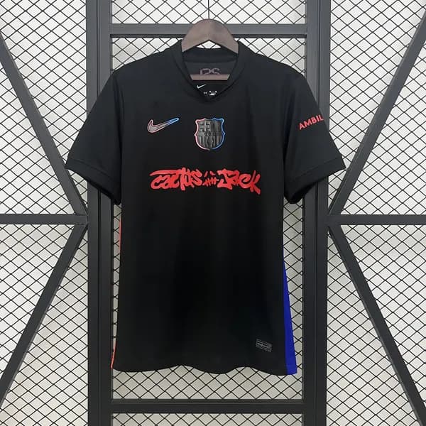 Barcelona x Travis Scott Black 2025/26 Jersey