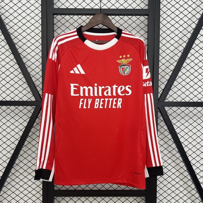 Benfica Home Jersey 25/26 - Long Sleeve