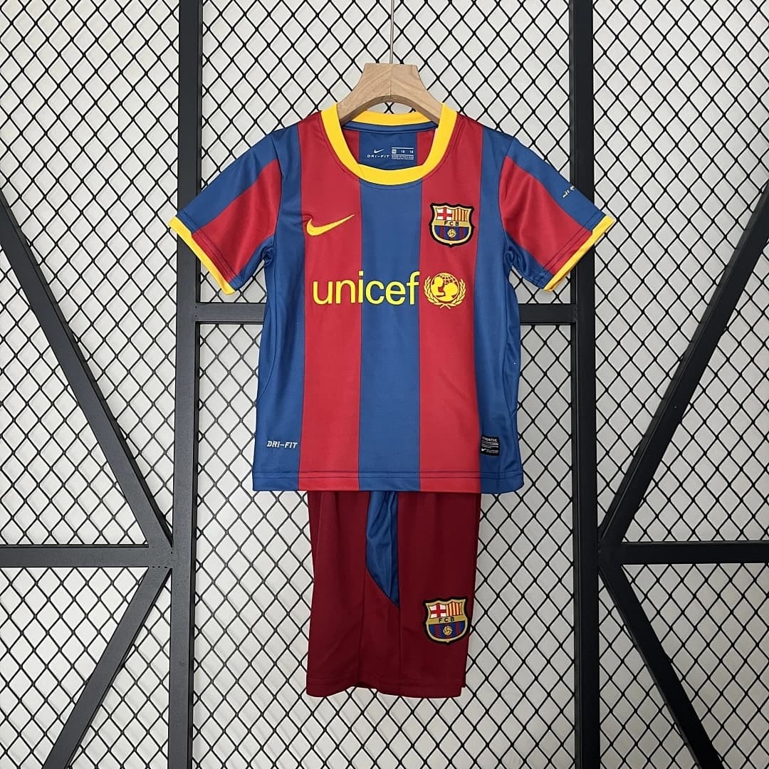 Kit Crianca FC Barcelona Principal 2010/2011