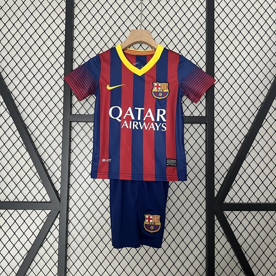 Kit Crianca FC Barcelona Principal 2013/2014