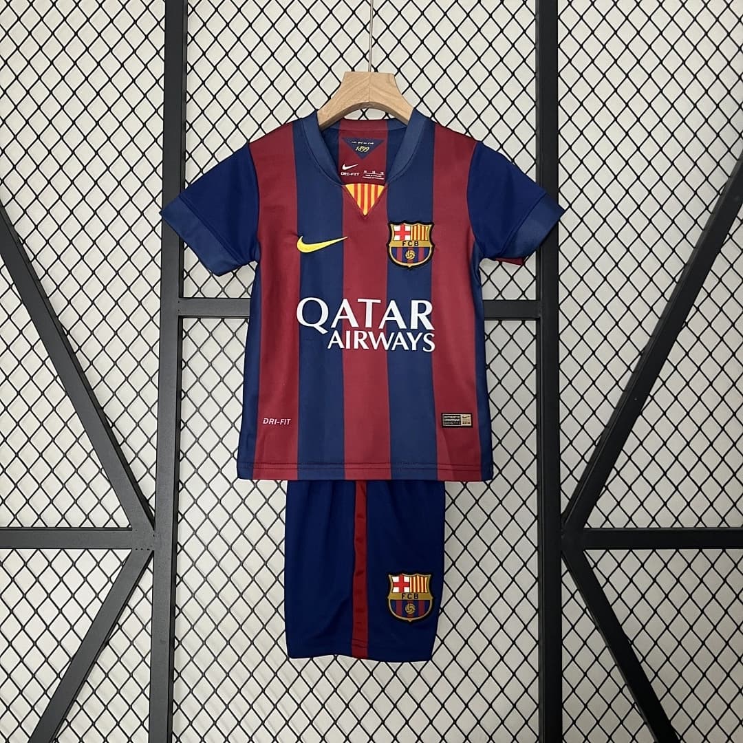 Kit Crianca FC Barcelona Principal 2014/2015