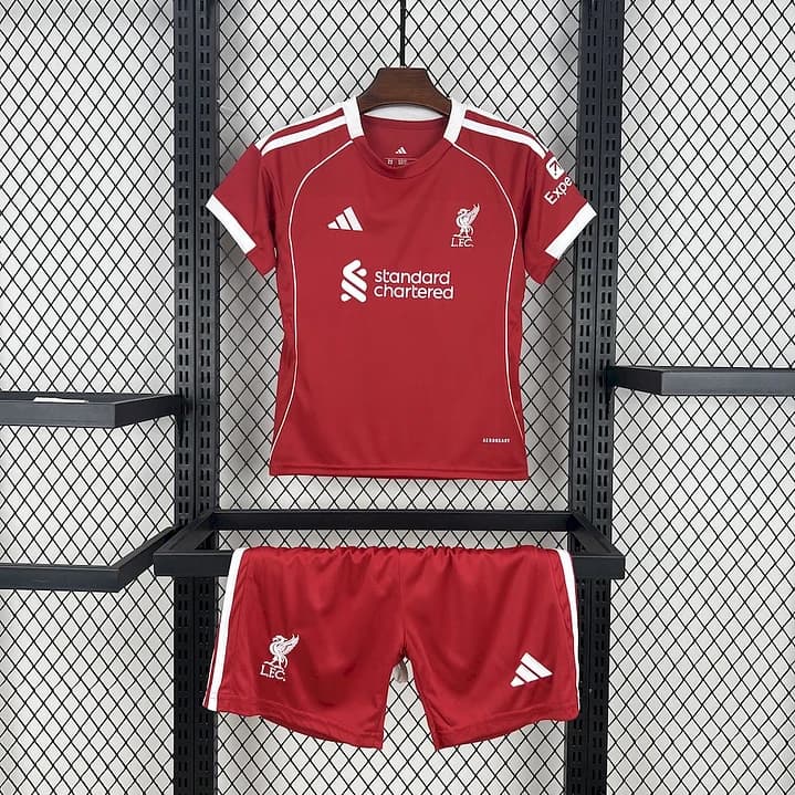 Liverpool 2025/26 Kids Home Kit