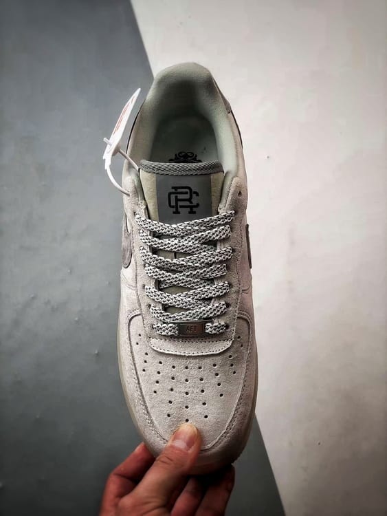 Air Force 1 Low Campeão Cinza Camurça - Vista 9