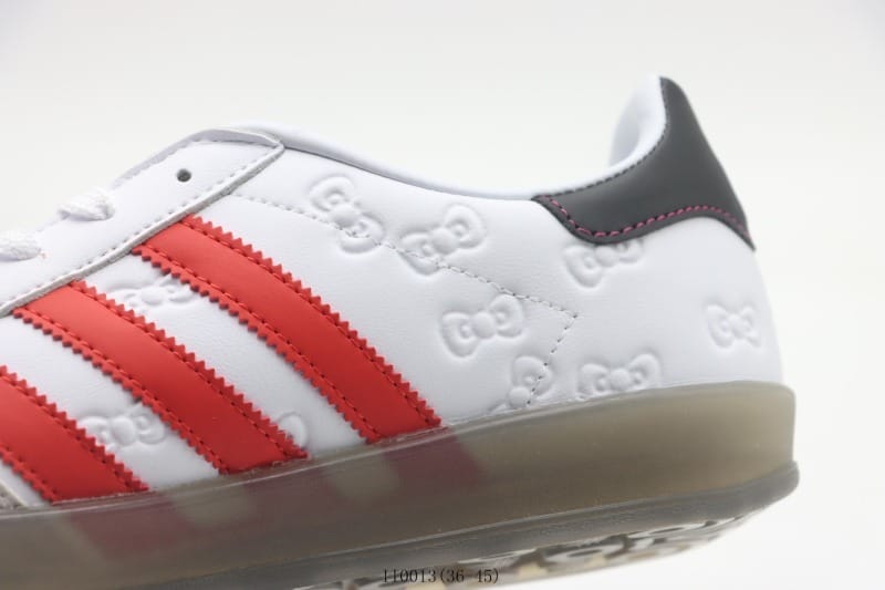 Adidas Gazelle White Red Kitty - Vista 6