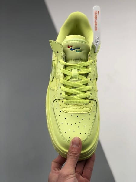 0224 Air Force 1 Low Fontanka Verde Fluorescente - Vista 3