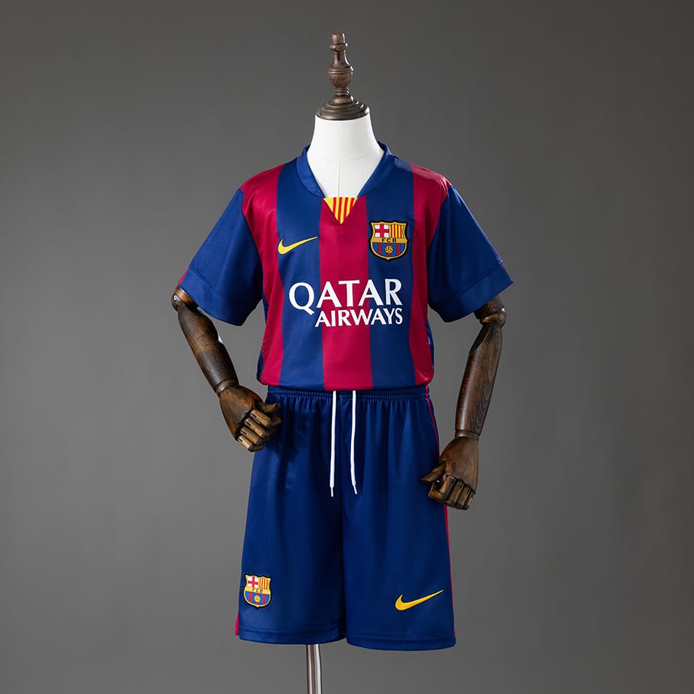 Kit Crianca FC Barcelona Principal 2014/2015 - Vista 1