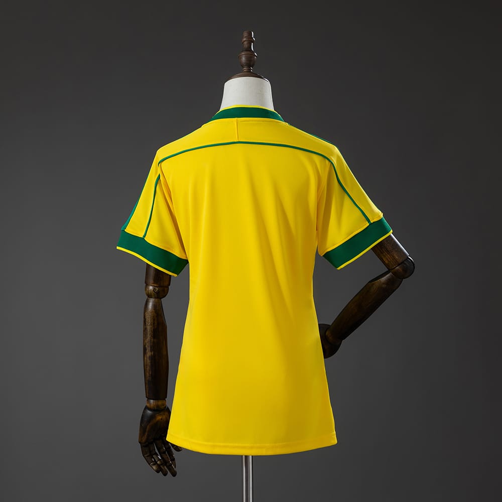 Camisola Principal Brasil 1998 Retro Feminina - Vista 2