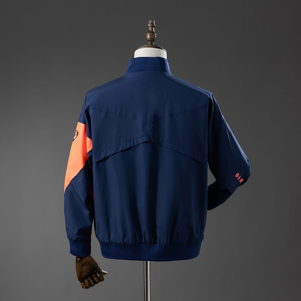 Corta‑Vento FC Barcelona Azul Marinho & Laranja - Vista 2