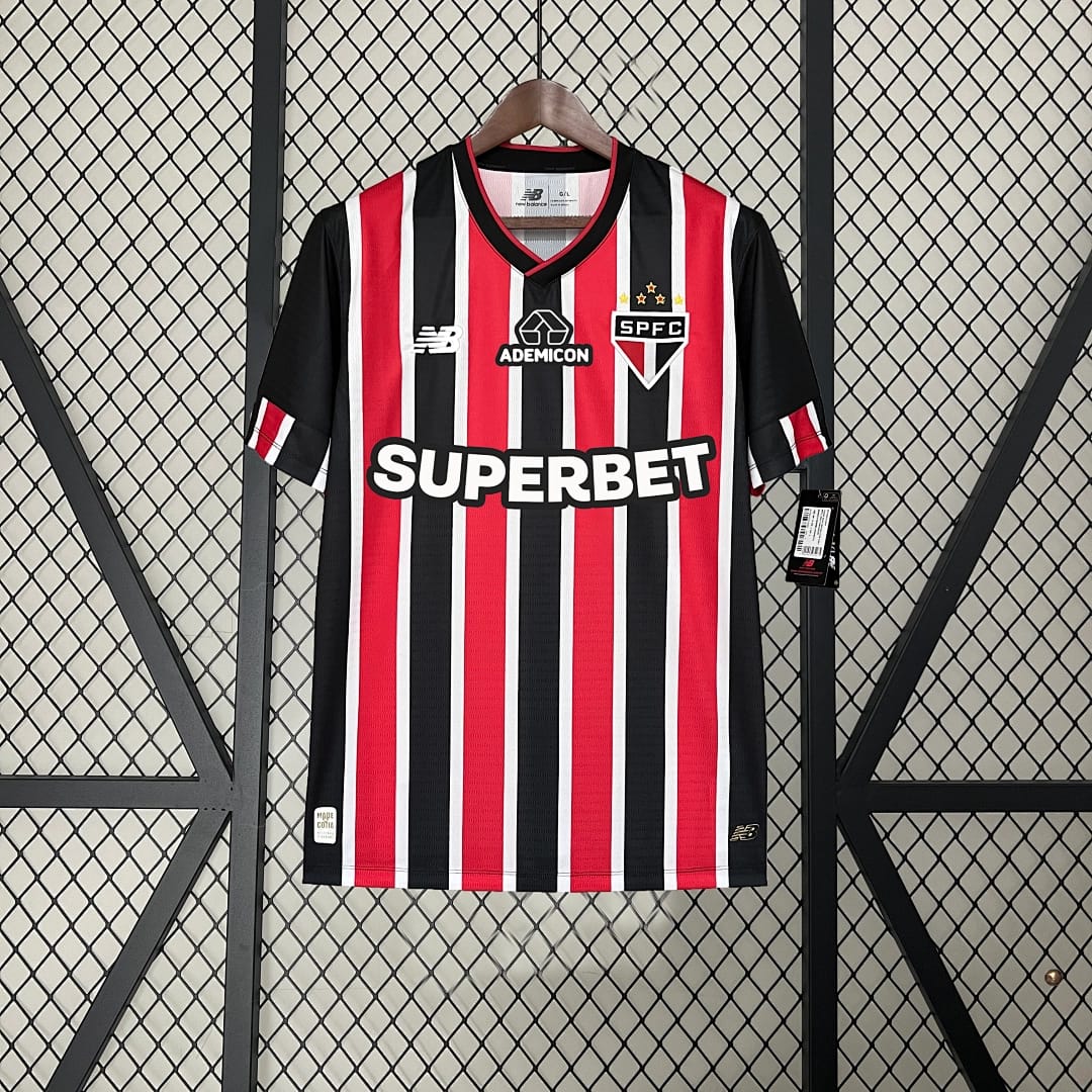 Camisola Alternativa do Sao Paulo FC 2024/2025 Todos Patrocinadores - Vista 1
