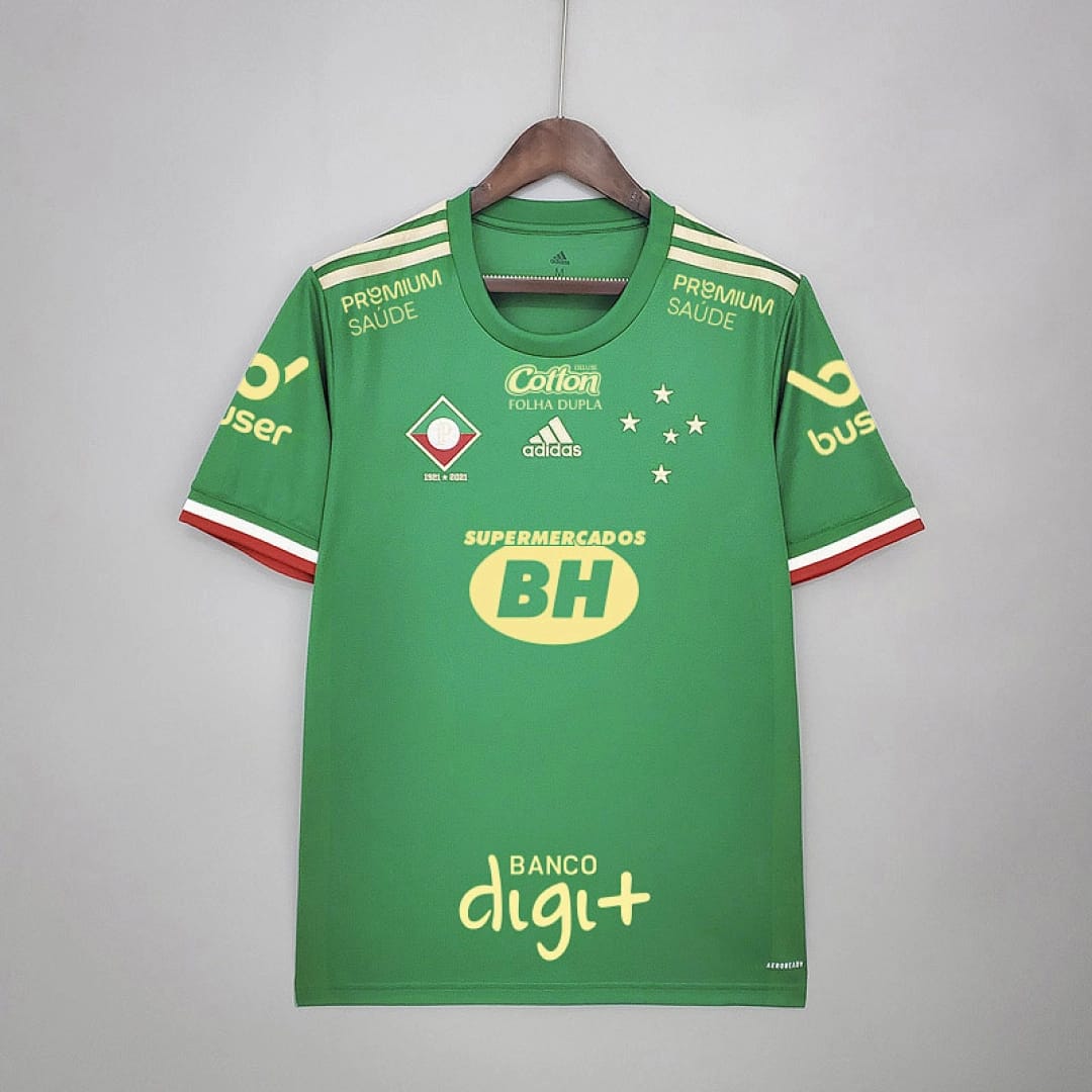 Camisola Terceira do Cruzeiro 2021/2022 Todos Patrocinadores - Vista 1