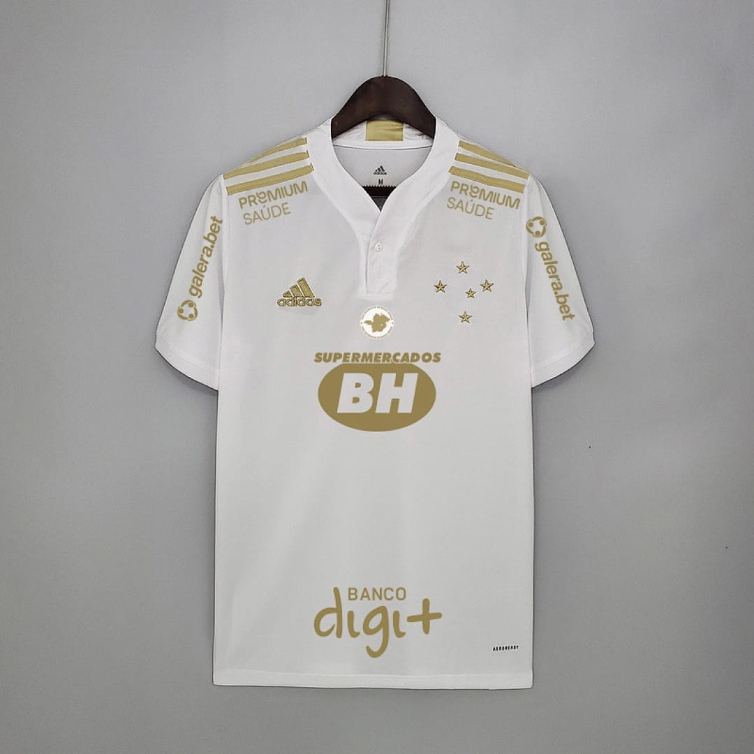 Camisola Alternativa do Cruzeiro 2021/2022 Todos Patrocinadores - Vista 1