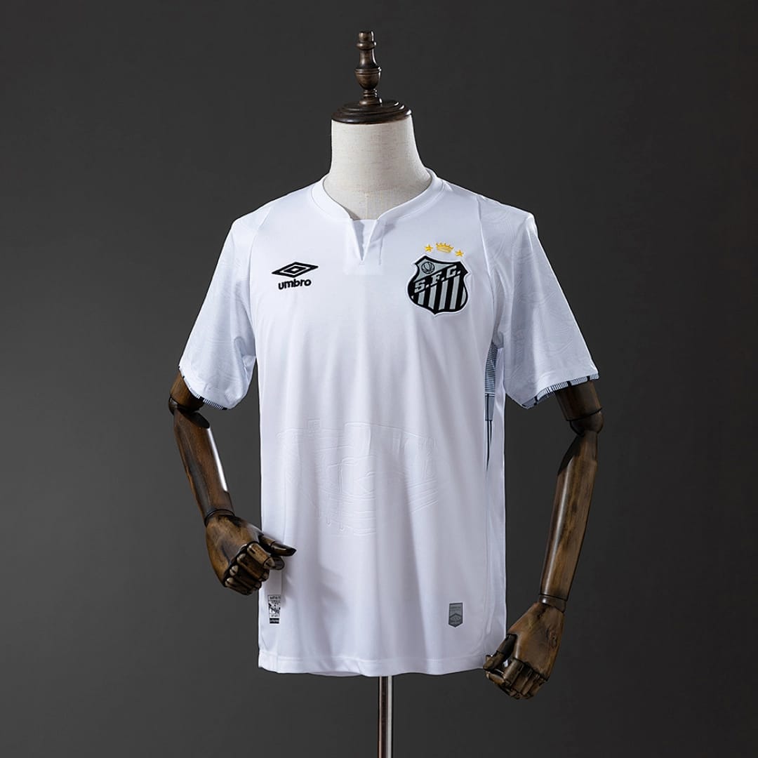 Camisola Principal do Santos FC 2024/2025 Todos Patrocinadores - Vista 1