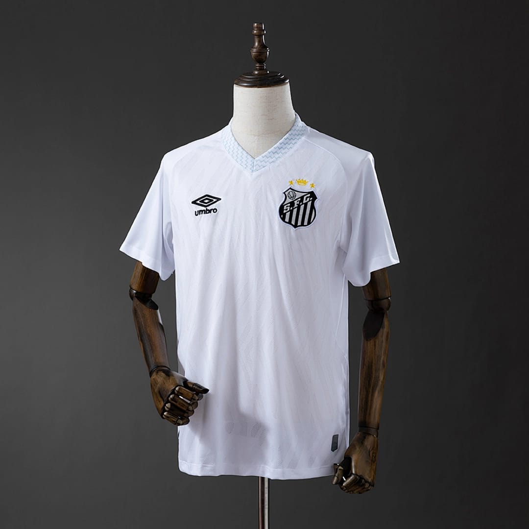 Camisola Principal do Santos FC 2025/2026 Todos Patrocinadores - Vista 1