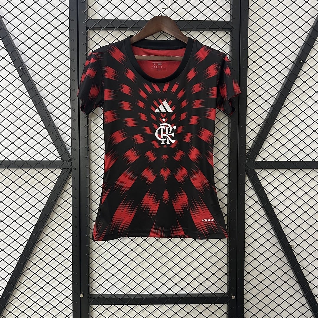 Camisola Flamengo 2025/2026 Pre-Jogo (Mulher) - Vista 1
