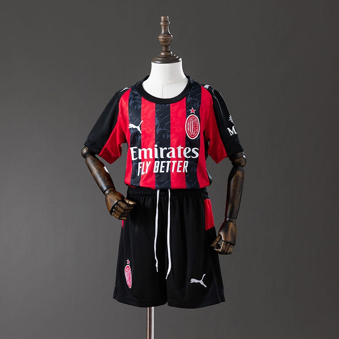 Kit Crianca AC Milan Principal 2025/2026 - Vista 1