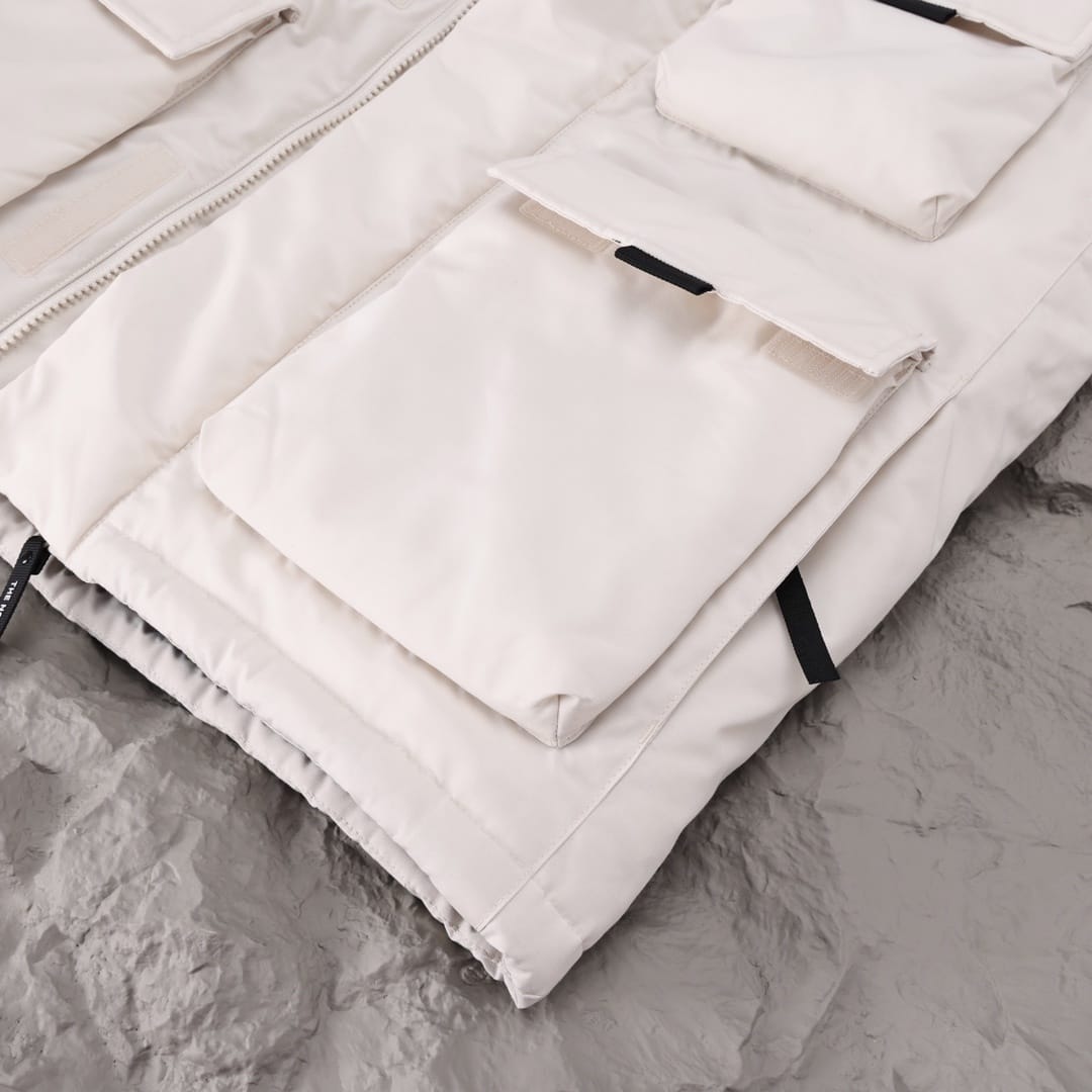 The North Face parka branco - Vista 7