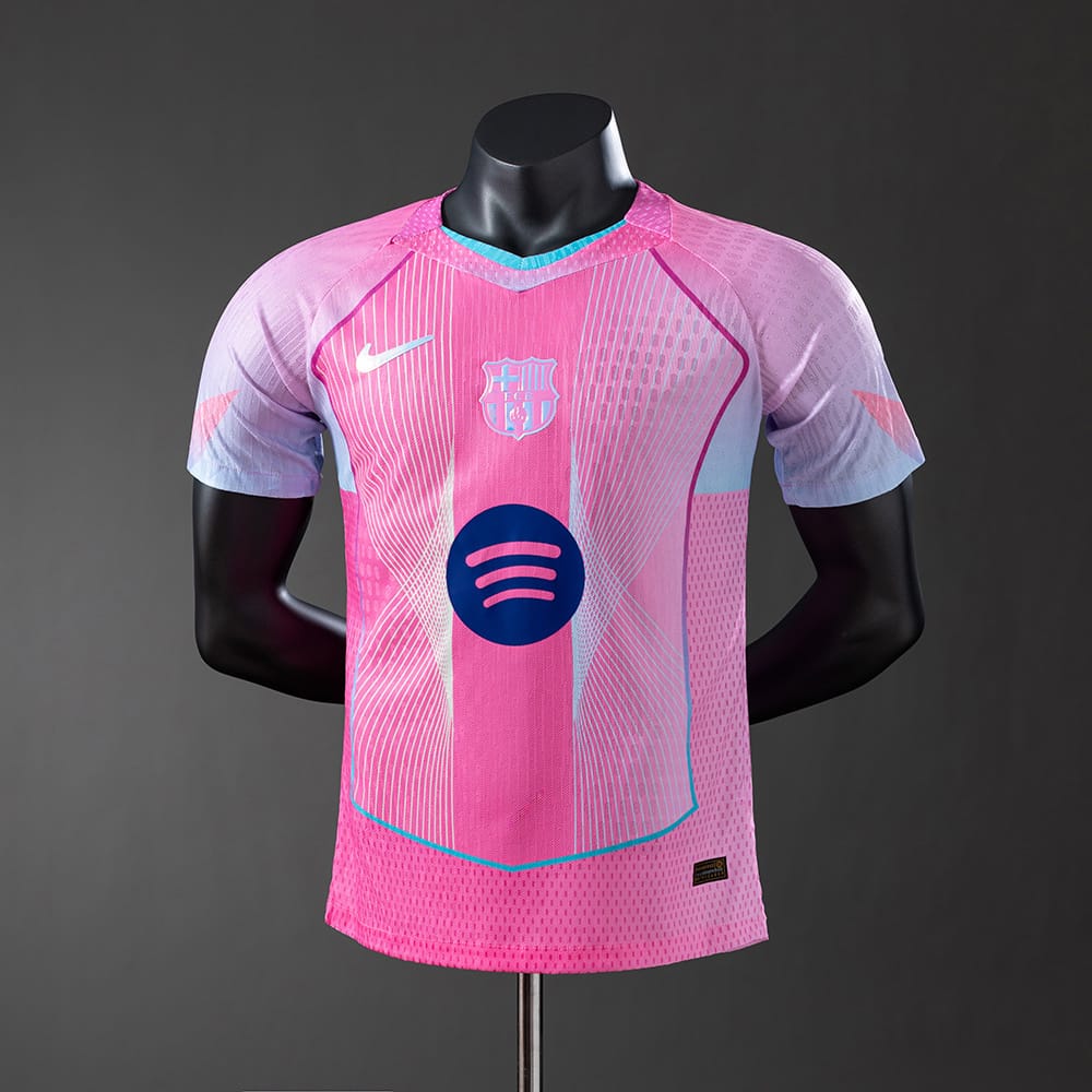 Camisola Barcelona Special Edition Bright Pink versão jogador 2025/26