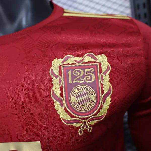Camisola Jogador FC Bayern Munich 125th Anniversary Red 2025/26 - Vista 3