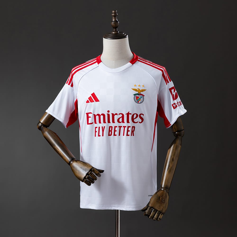 Camisola Third Away Branca SL Benfica 2025/26 - Vista 1