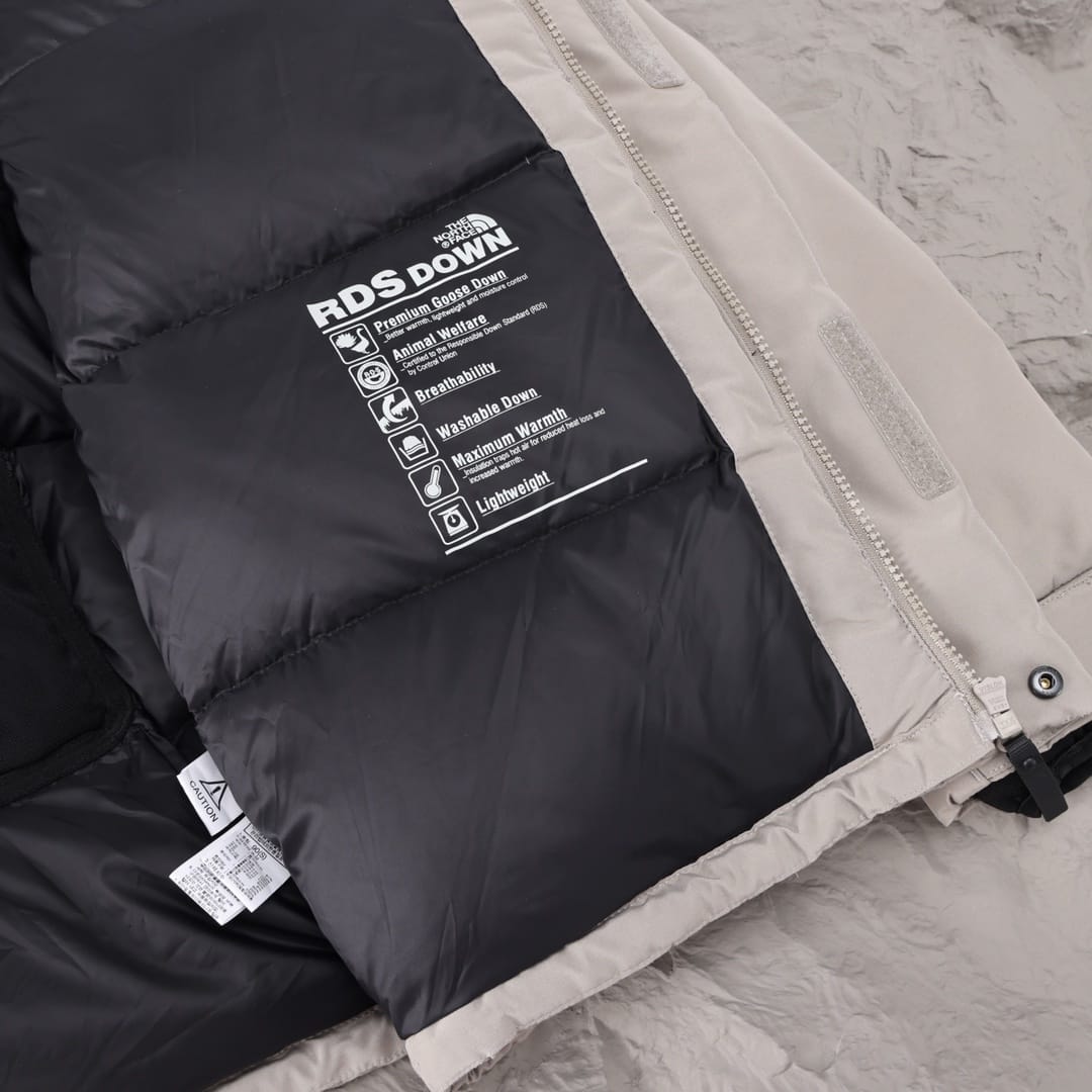 The North Face parka cinza - Vista 8