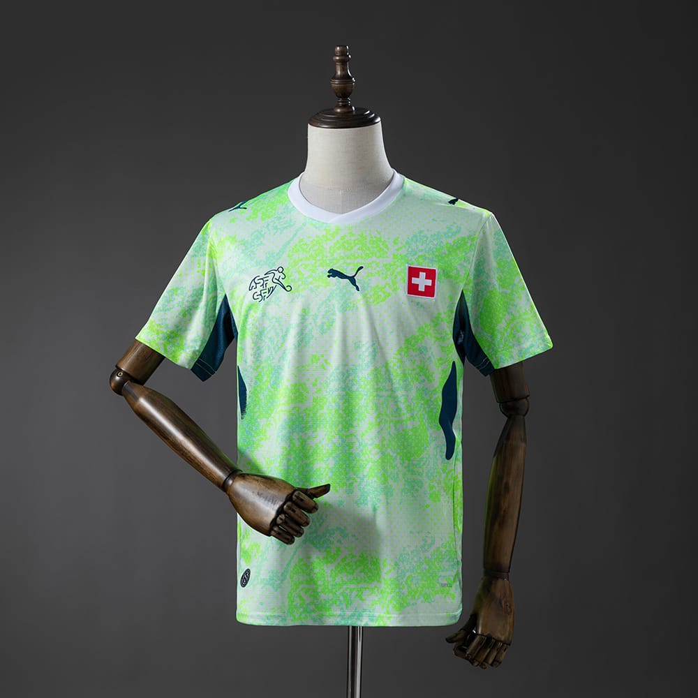 Camisola Alternativa verde da Suiça 2026 - Vista 1