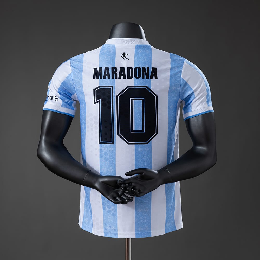 Camisola Edição Especial Maradona #10 Argentina Versão Jogador - Vista 2