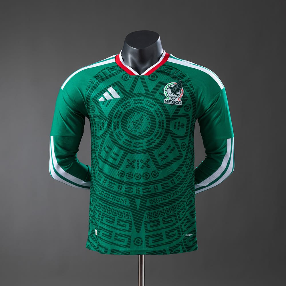 Camisola Seleção México Principal Manga Comprida Versão Jogador 2026 - Vista 1