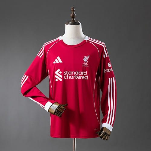 Camisola Liverpool Principal Manga Comprida 2025/26 - Vista 1
