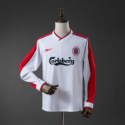 Camisola retro Liverpool manga-longa 98/99 Away  - Vista 1