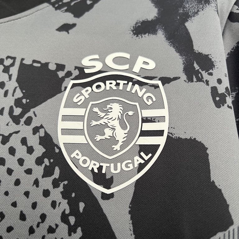 Sporting T-shirt Aquecimento Preta 25/26 - Vista 3