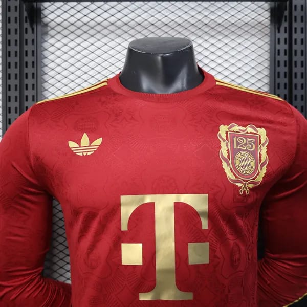 Camisola Jogador FC Bayern Munich 125th Anniversary Red 2025/26 - Vista 4