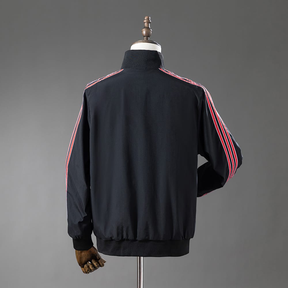 Corta‑Vento Retro Manchester United Preto - Vista 2