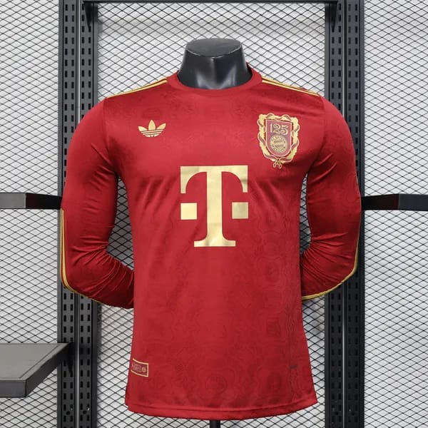 Camisola Jogador FC Bayern Munich 125th Anniversary Red 2025/26 - Vista 1